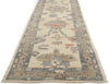 3 x 19 Modern Earth-Tone Turkish Oushak Rug 53951