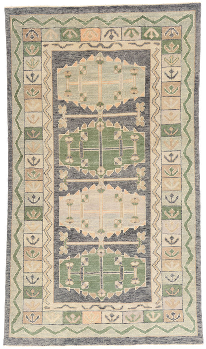 5 x 9 Modern Turkish Oushak Rug 53990