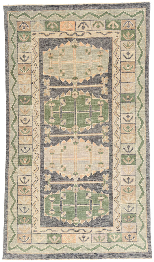5 x 9 Modern Turkish Oushak Rug 53990