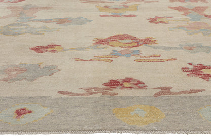 9 x 11 Modern Turkish Oushak Rug 53975