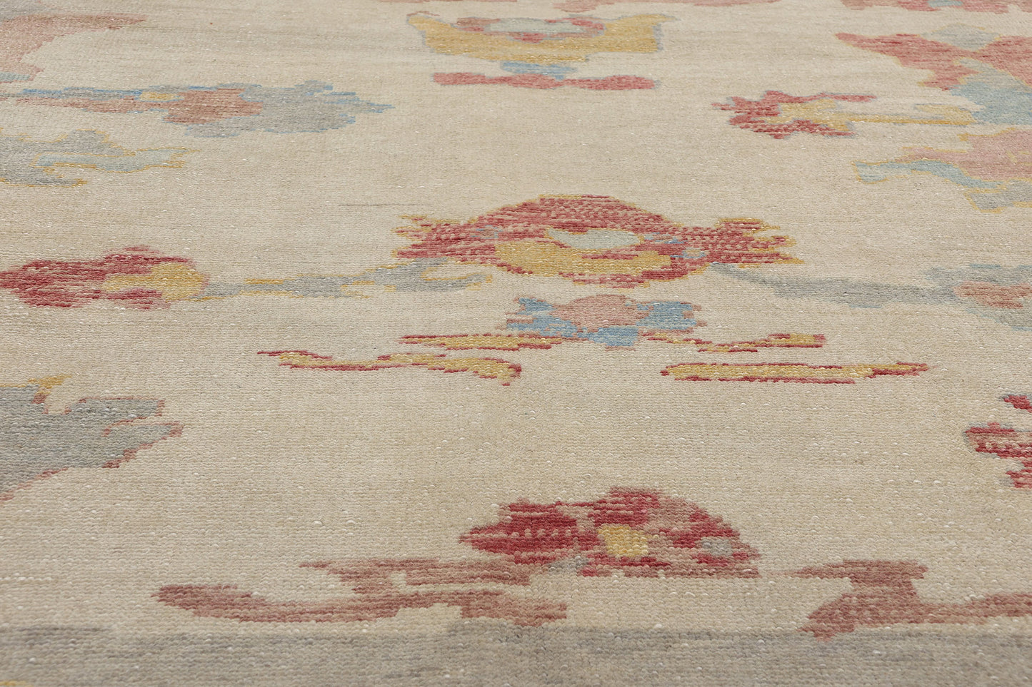 9 x 11 Modern Turkish Oushak Rug 53975
