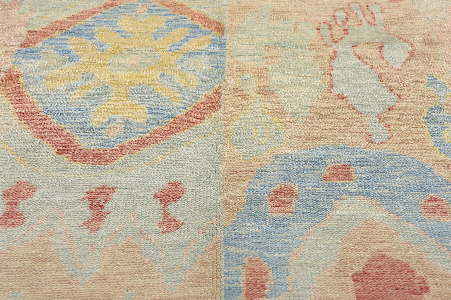 9 x 12 Modern Turkish Oushak Rug 53967