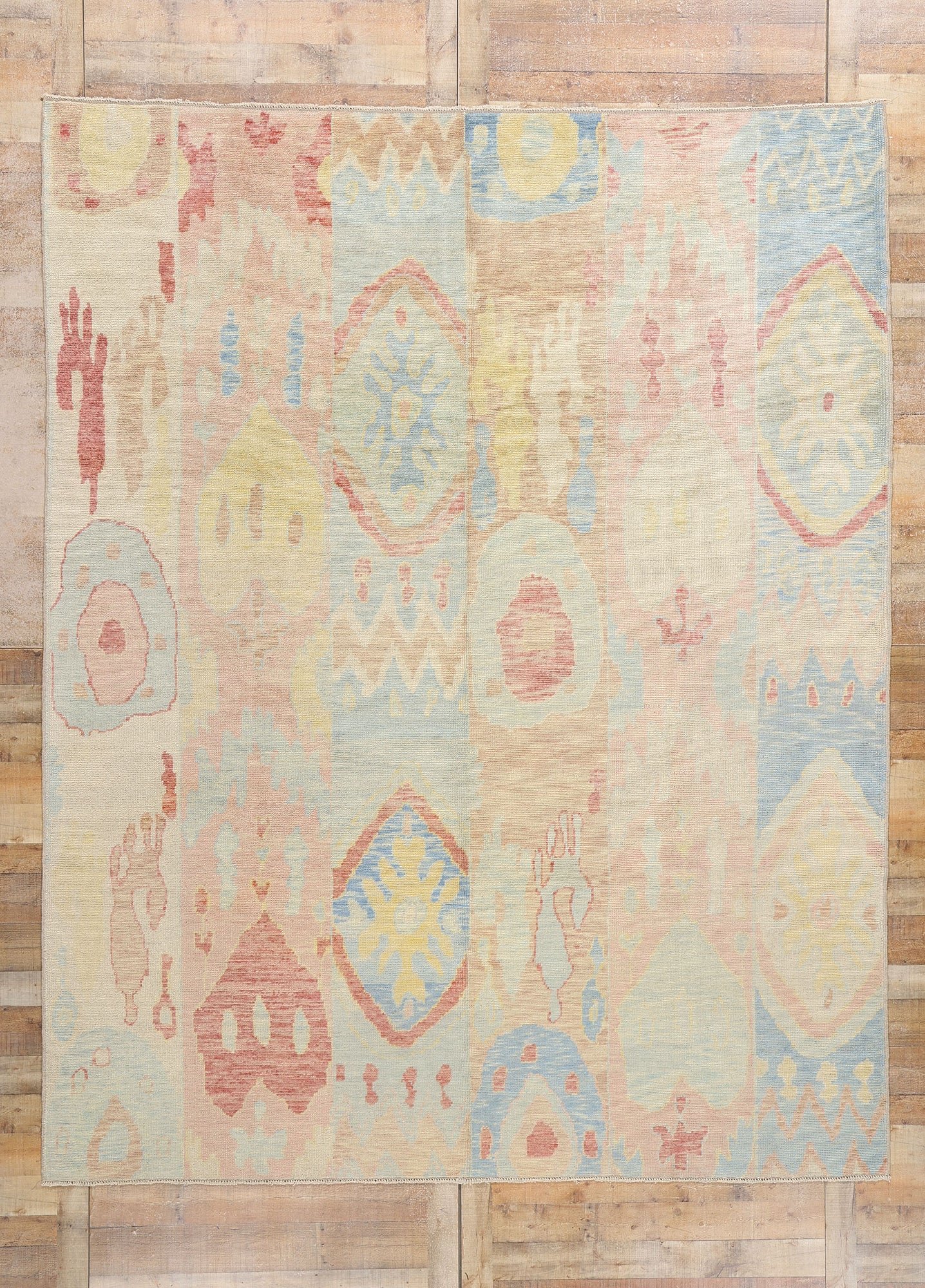 9 x 12 Modern Turkish Oushak Rug 53967