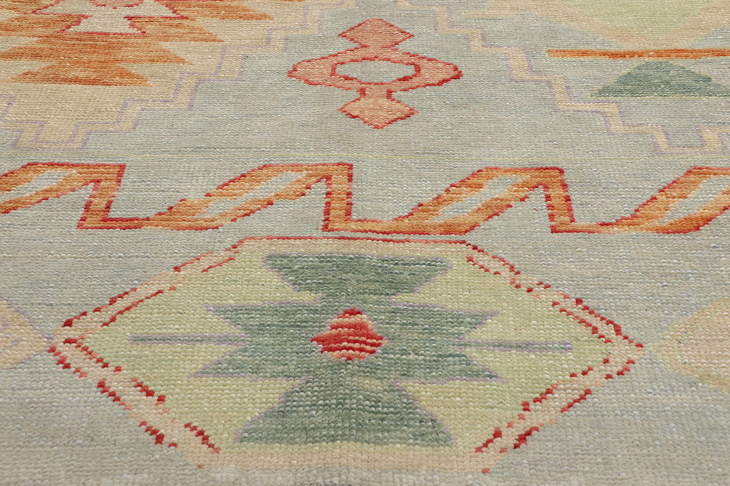 9 x 13 Modern Turkish Oushak Rug 53979