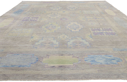 10 x 14 Modern Turkish Oushak Rug 53977