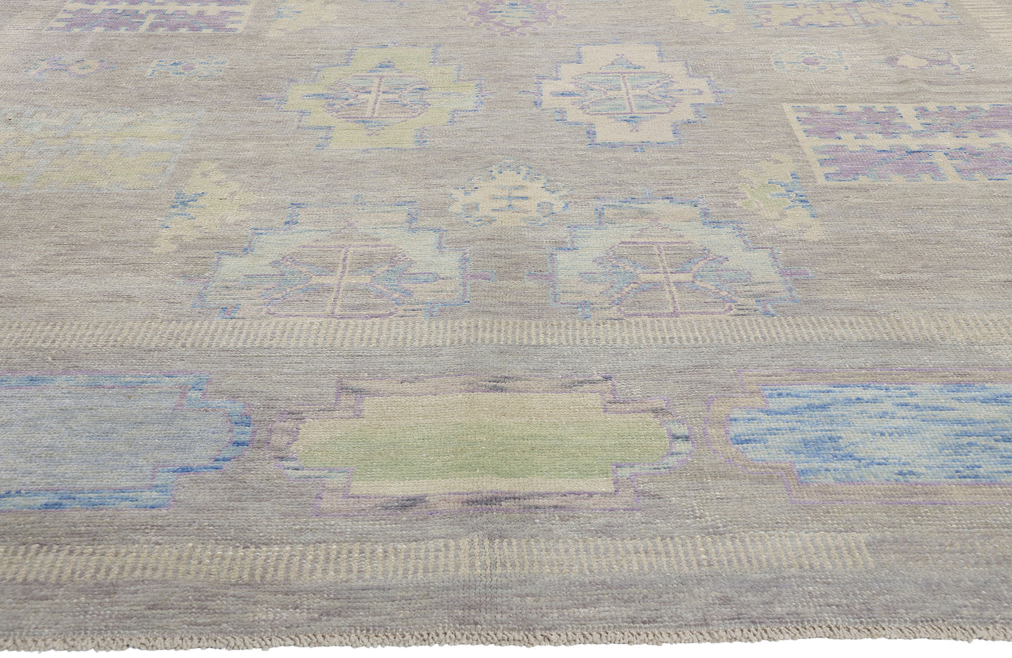 10 x 14 Modern Turkish Oushak Rug 53977