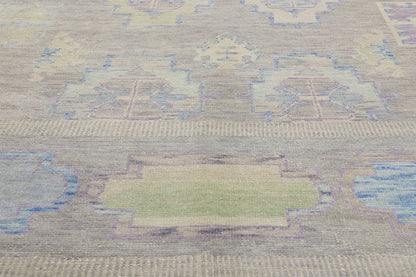 10 x 14 Modern Turkish Oushak Rug 53977