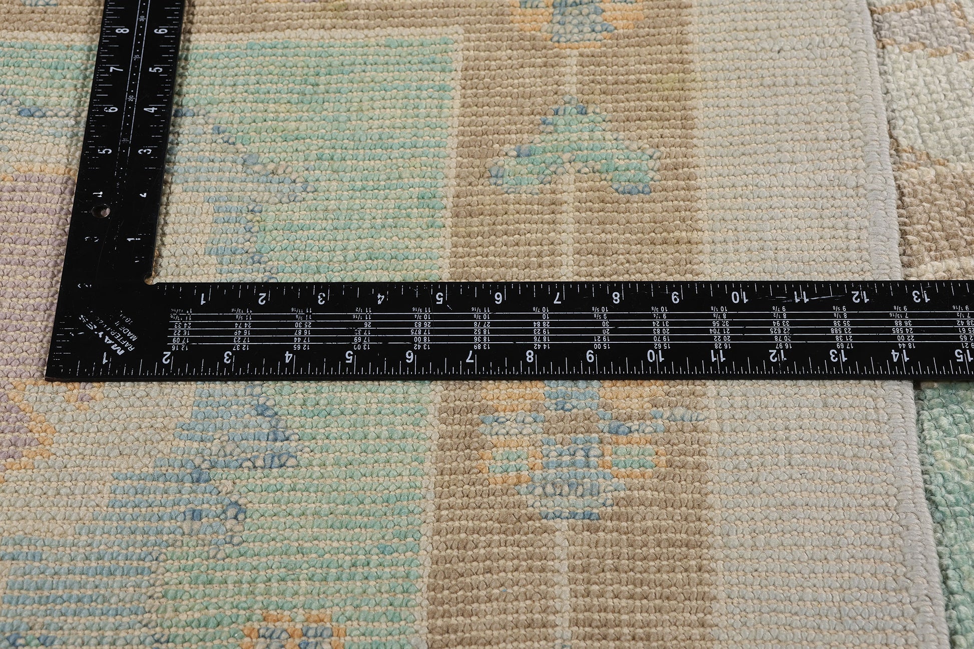 12 x 15 Modern Pastel Turkish Oushak Rug 54032