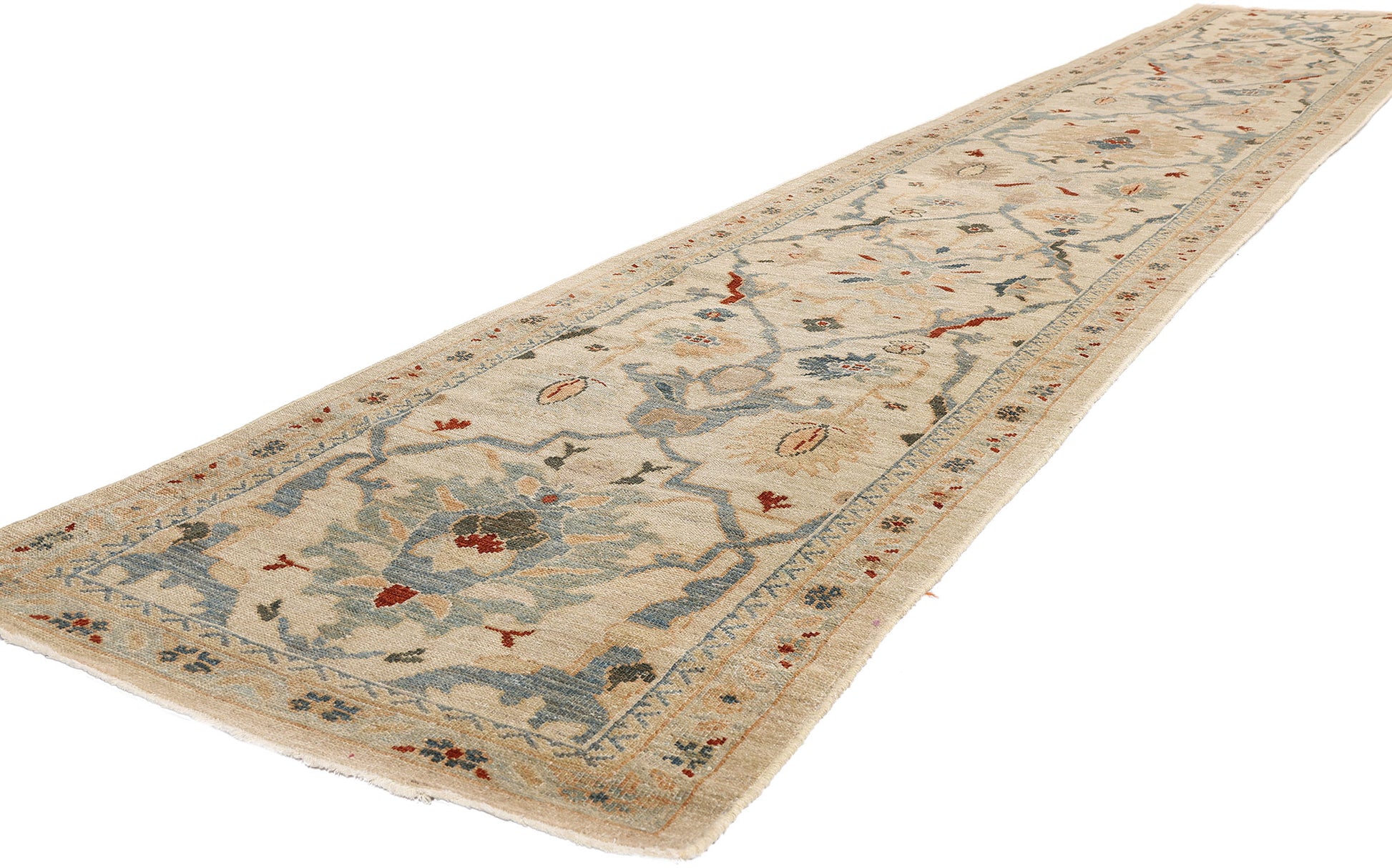 3 x 16 Beige Organic Modern Persian Sultanabad Rug 60705