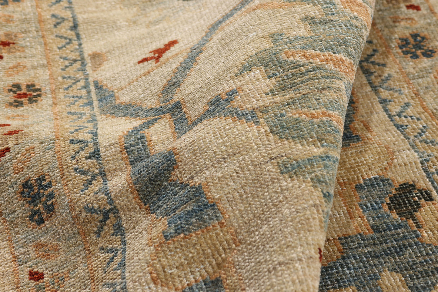 3 x 16 Beige Organic Modern Persian Sultanabad Rug 60705