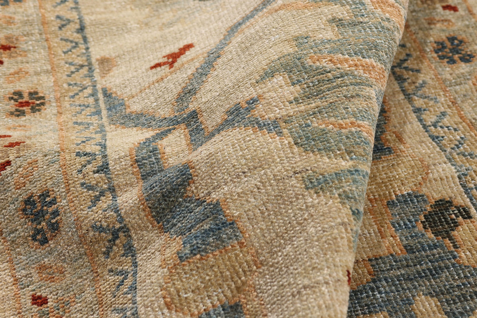 3 x 16 Beige Organic Modern Persian Sultanabad Rug 60705