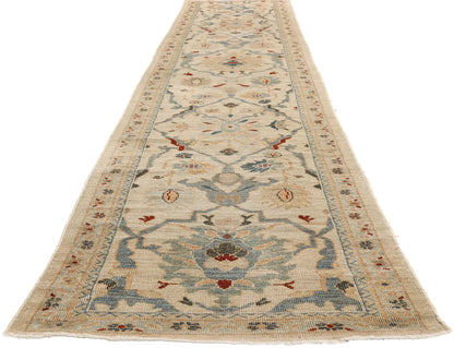 3 x 16 Beige Organic Modern Persian Sultanabad Rug 60705