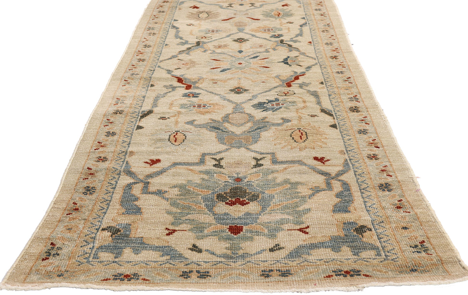 3 x 16 Beige Organic Modern Persian Sultanabad Rug 60705