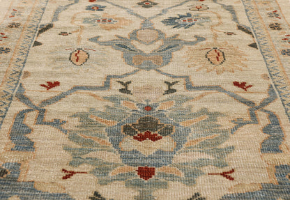 3 x 16 Beige Organic Modern Persian Sultanabad Rug 60705