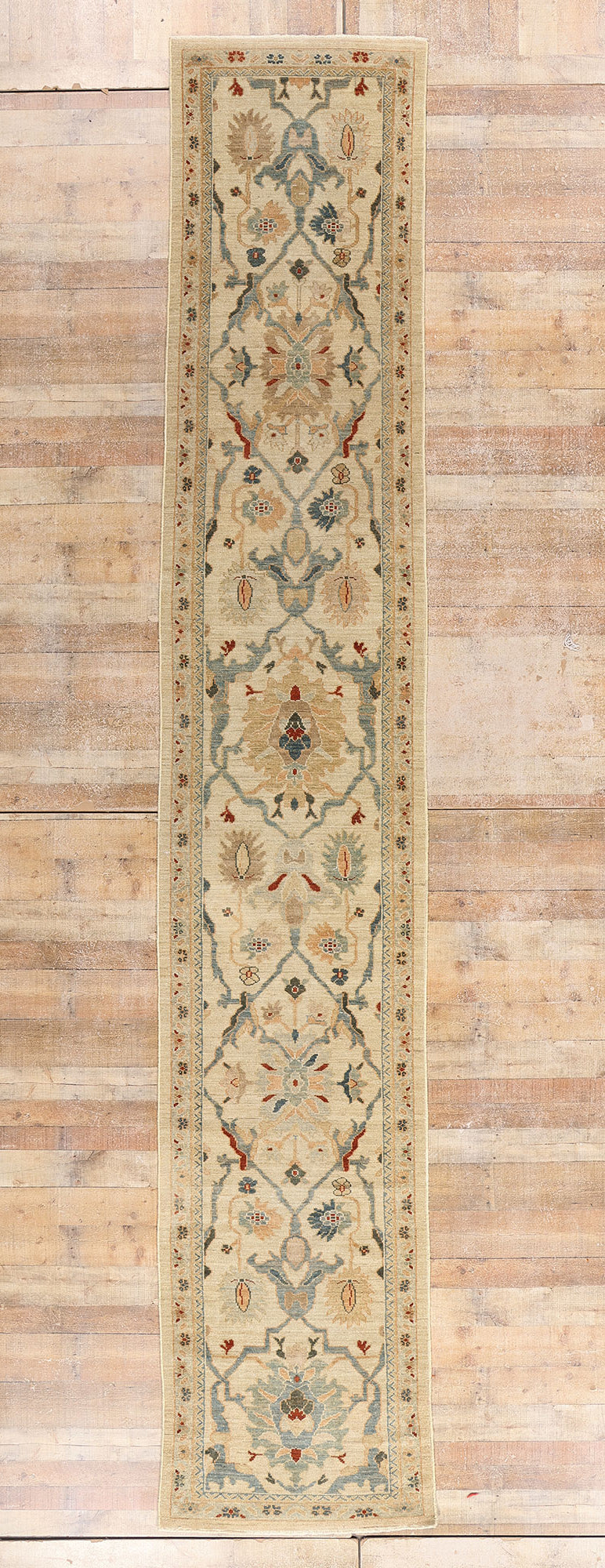 3 x 16 Beige Organic Modern Persian Sultanabad Rug 60705