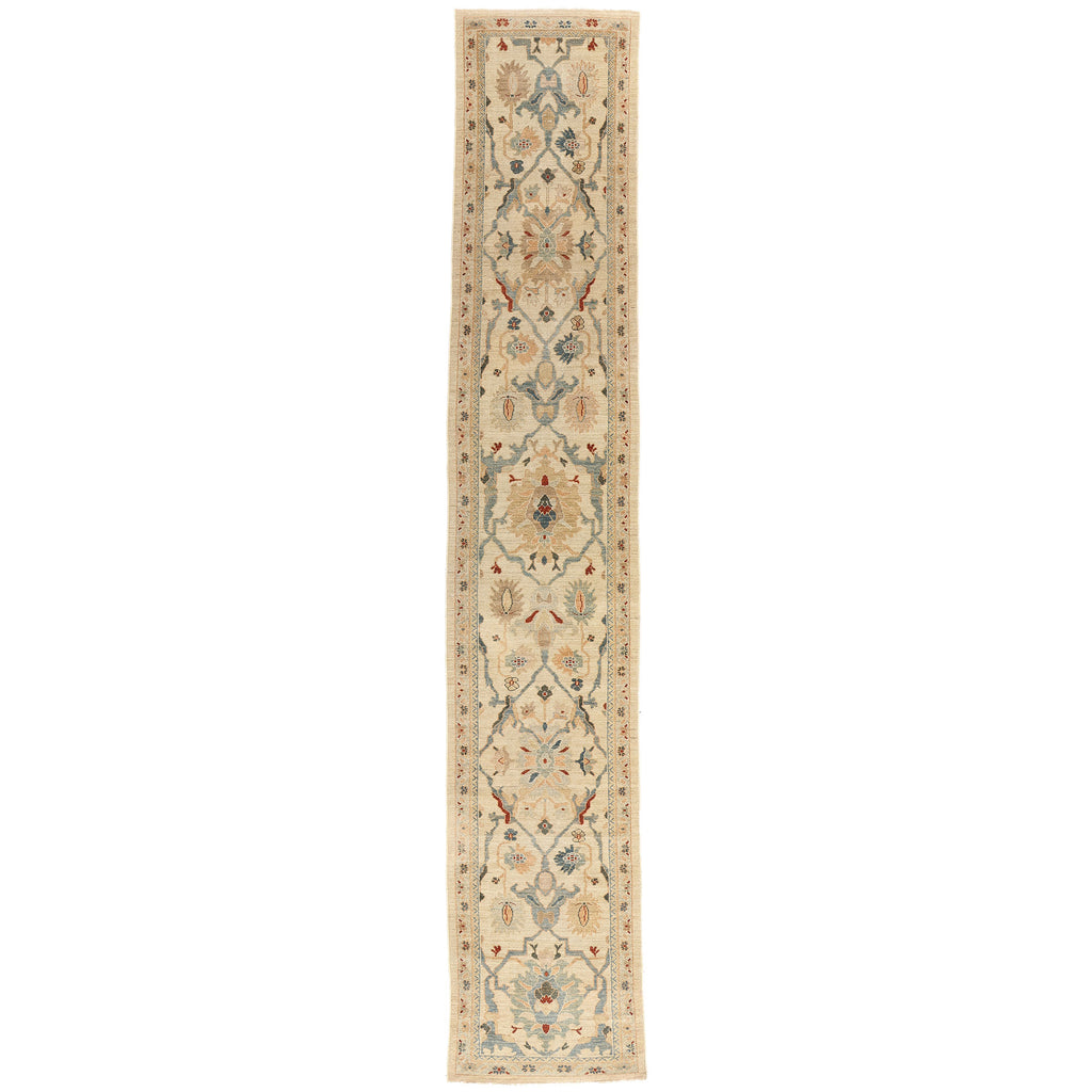 3 x 16 Beige Organic Modern Persian Sultanabad Rug 60705