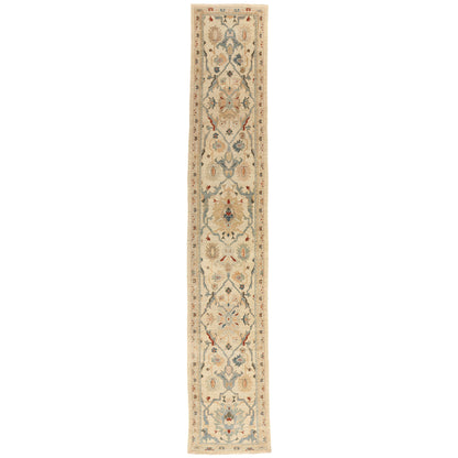 3 x 16 Beige Organic Modern Persian Sultanabad Rug 60705