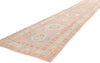 3 x 16 Modern Pink Turkish Oushak Rug Runner 54027