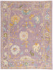 9 x 12 Lavender Modern Oushak High-Low Rug 30555
