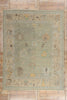9 x 12 Light Green Modern Turkish Oushak Rug 53407