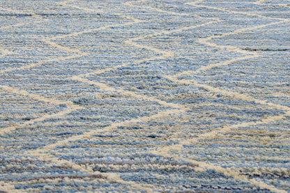 10 x 14 - Blue Pakistani Moroccan Rug - 80642