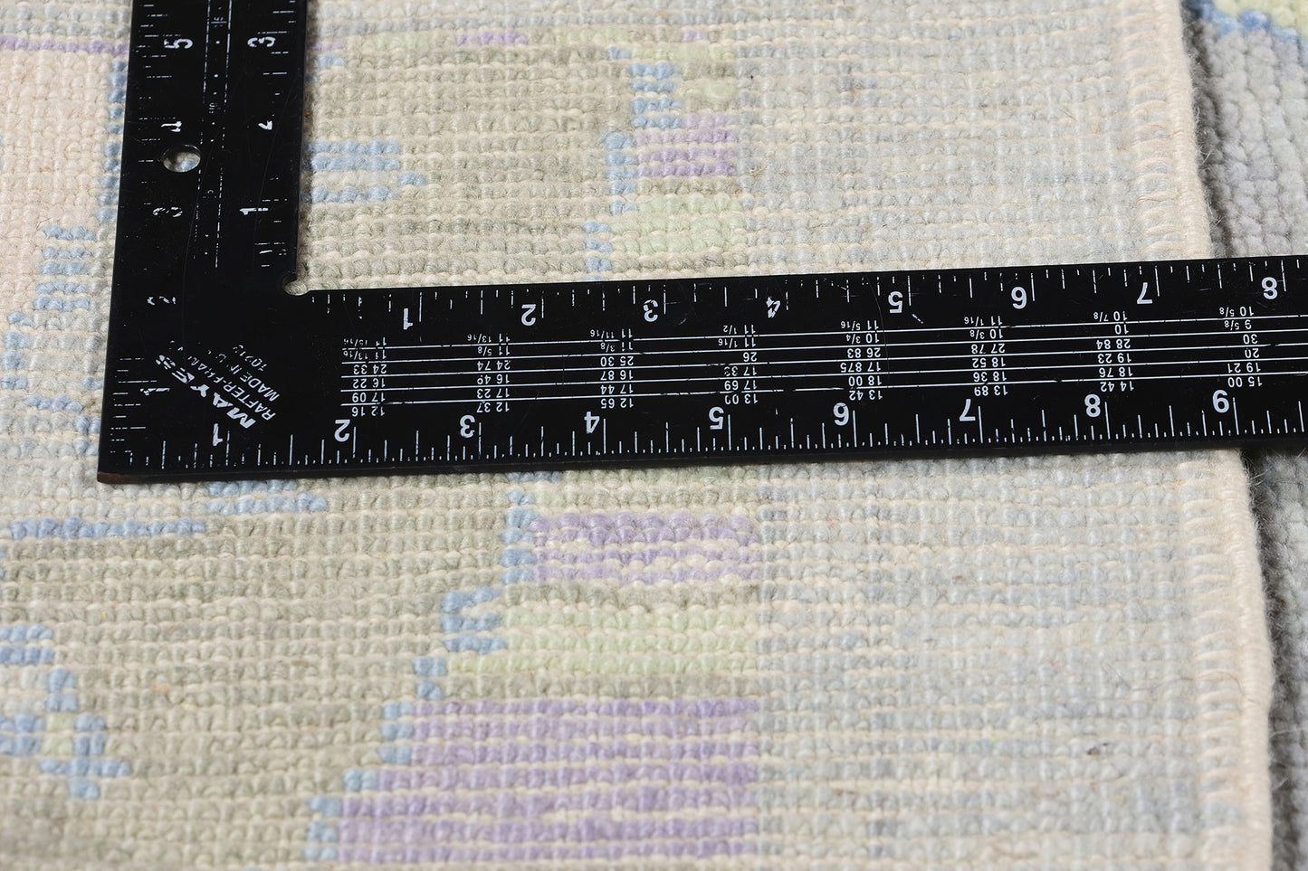 3 x 19 Modern Sunburst Turkish Oushak Rug 53971