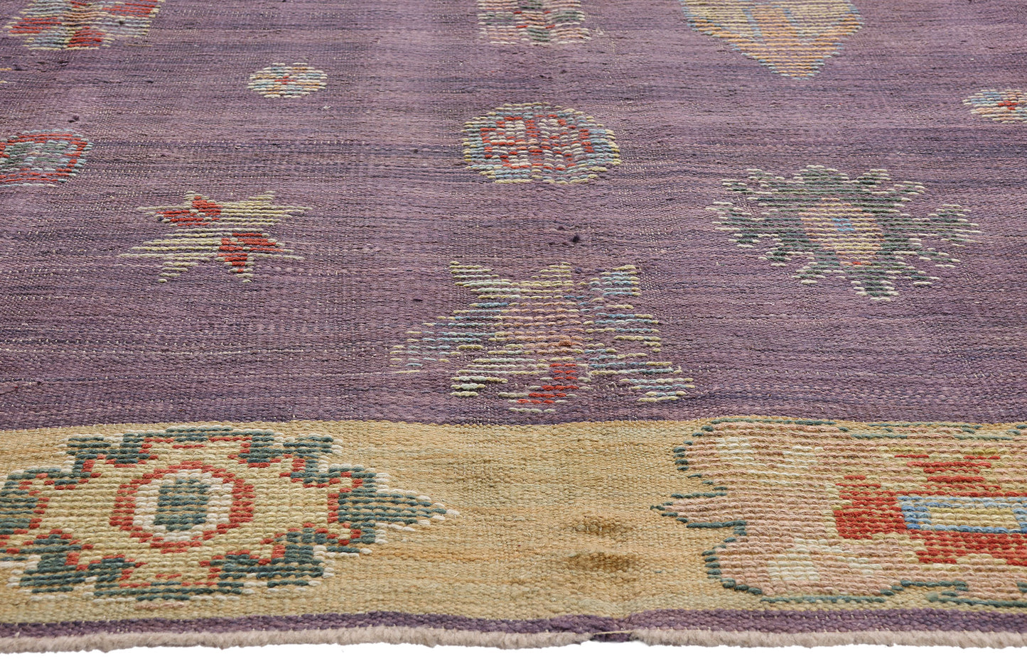 8 x 12 Purple Modern Turkish Kilim Rug 52203