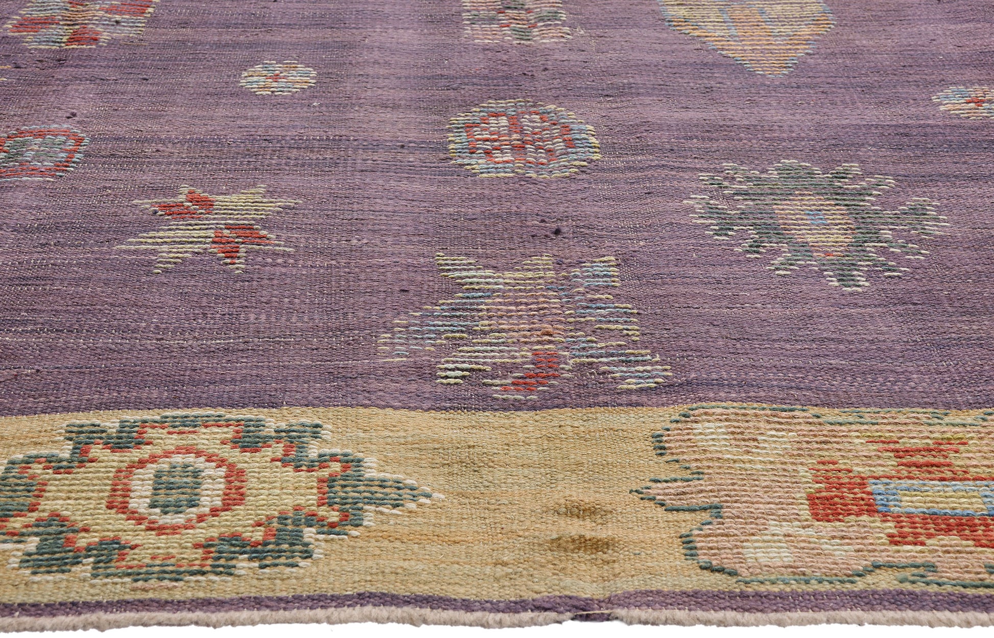 8 x 12 Purple Modern Turkish Kilim Rug 52203