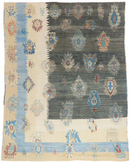 9 x 11 Modern Turkish Kilim Rug 52212