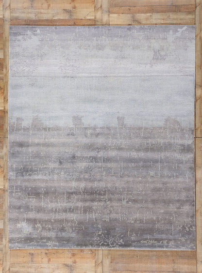 8 x 10 Moonlit Tranquility Contemporary Abstract Rug 31143