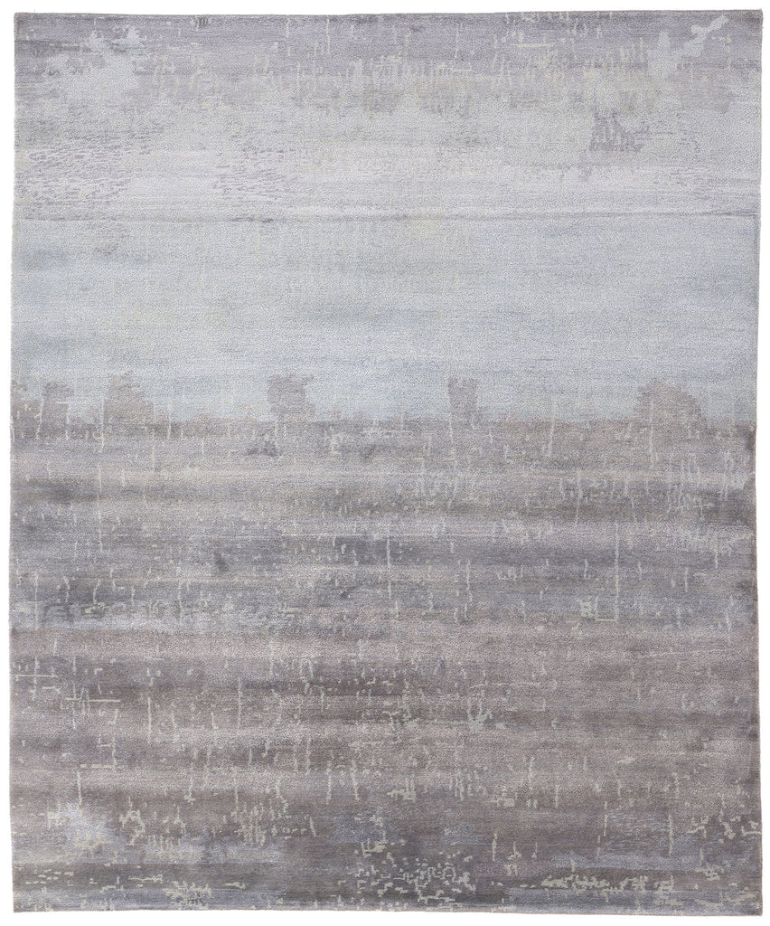 8 x 10 Moonlit Tranquility Contemporary Abstract Rug 31143