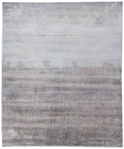 8 x 10 Moonlit Tranquility Contemporary Abstract Rug 31143