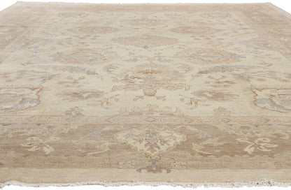 12 x 15 - Beige Indian Oushak Rug - 30425