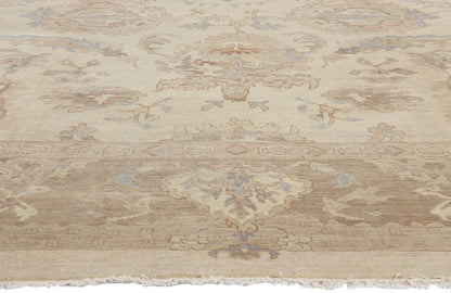 12 x 15 - Beige Indian Oushak Rug - 30425