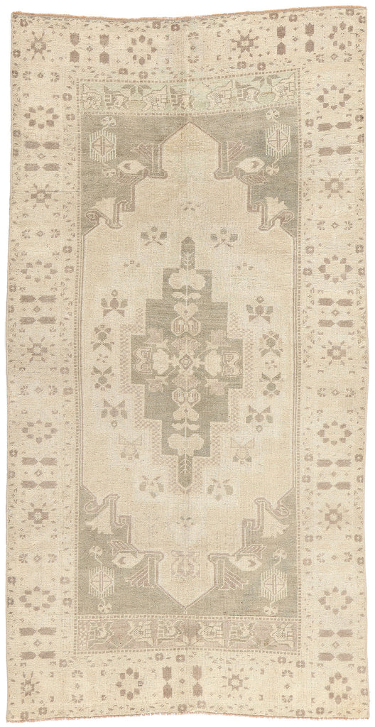 4 x 8 Vintage Turkish Oushak Rug 53676