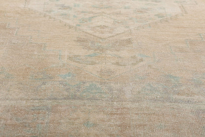 8 x 10 Vintage Muted Turkish Oushak Rug 53994
