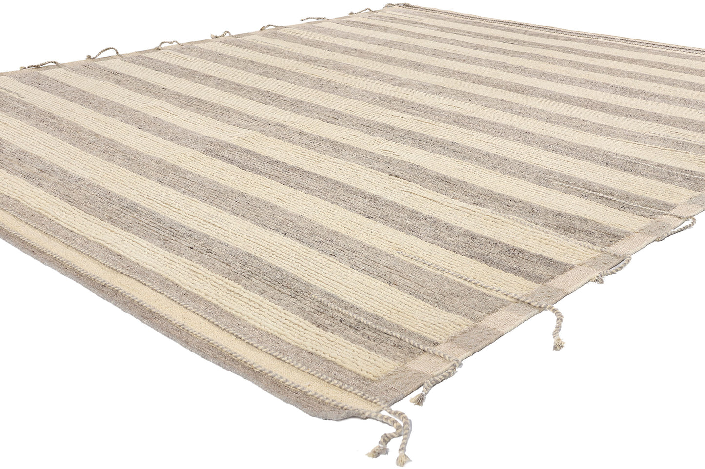 8 x 10 Linear Drift Organic Modern Moroccan Rug 31210