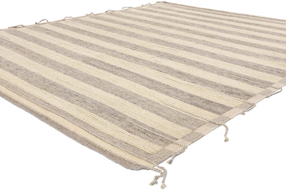 8 x 10 Linear Drift Organic Modern Moroccan Rug 31210
