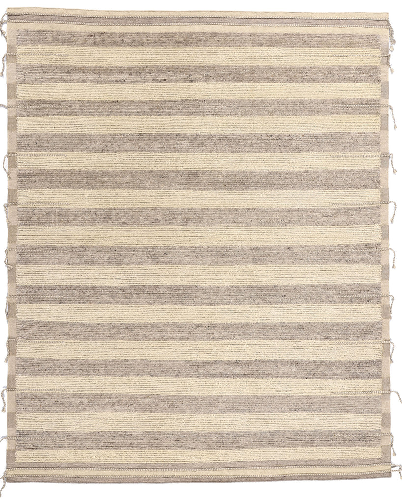 8 x 10 Linear Drift Organic Modern Moroccan Rug 31210
