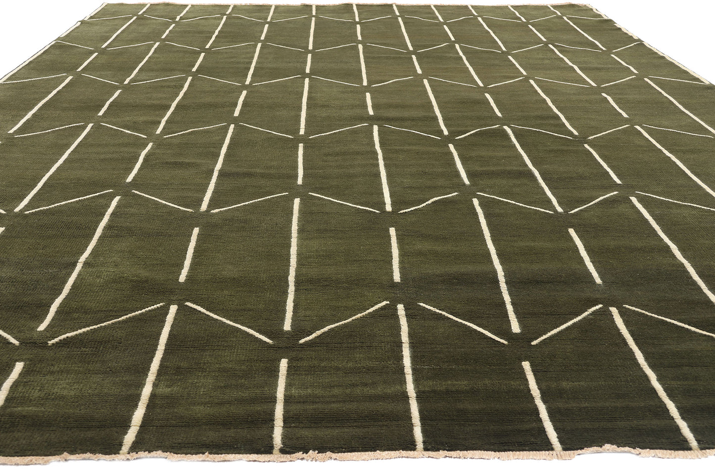 10 x 14 Modern Geometric High-Low Rug 31186
