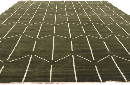 10 x 14 Modern Geometric High-Low Rug 31186