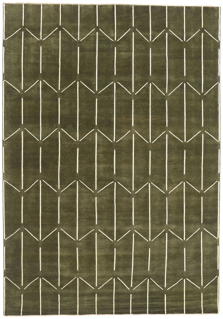 10 x 14 Modern Geometric High-Low Rug 31186