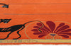 8 x 10 Modern Orange Chinese Art Deco Rug 31097