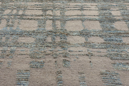 9 x 12 Organic Modern Brutalist Moroccan Rug 81149