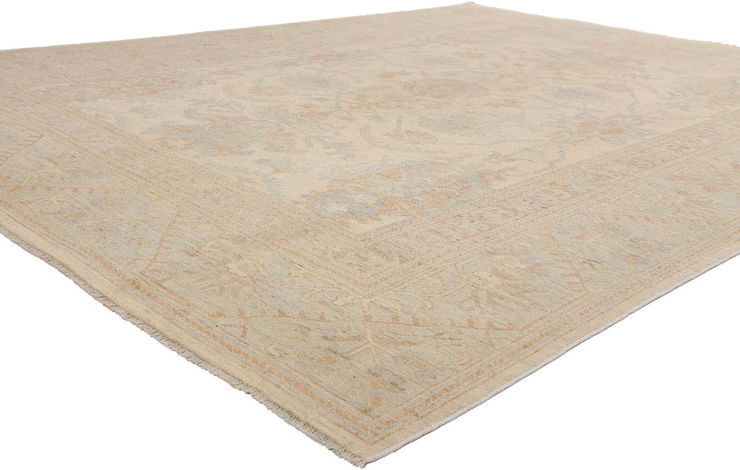 9 x 11 Organic Modern Oushak Rug 80214