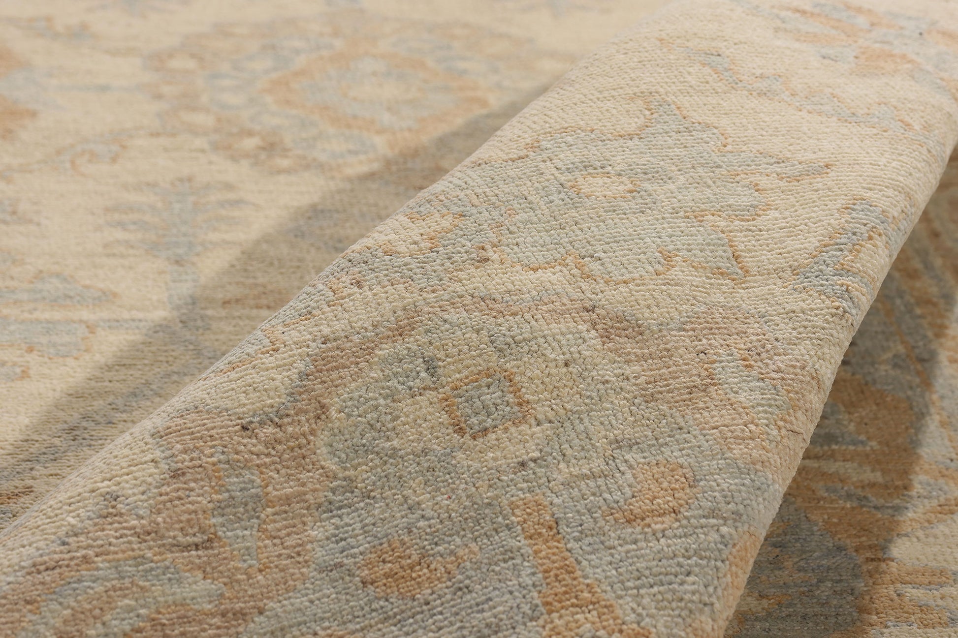 9 x 11 Organic Modern Oushak Rug 80214