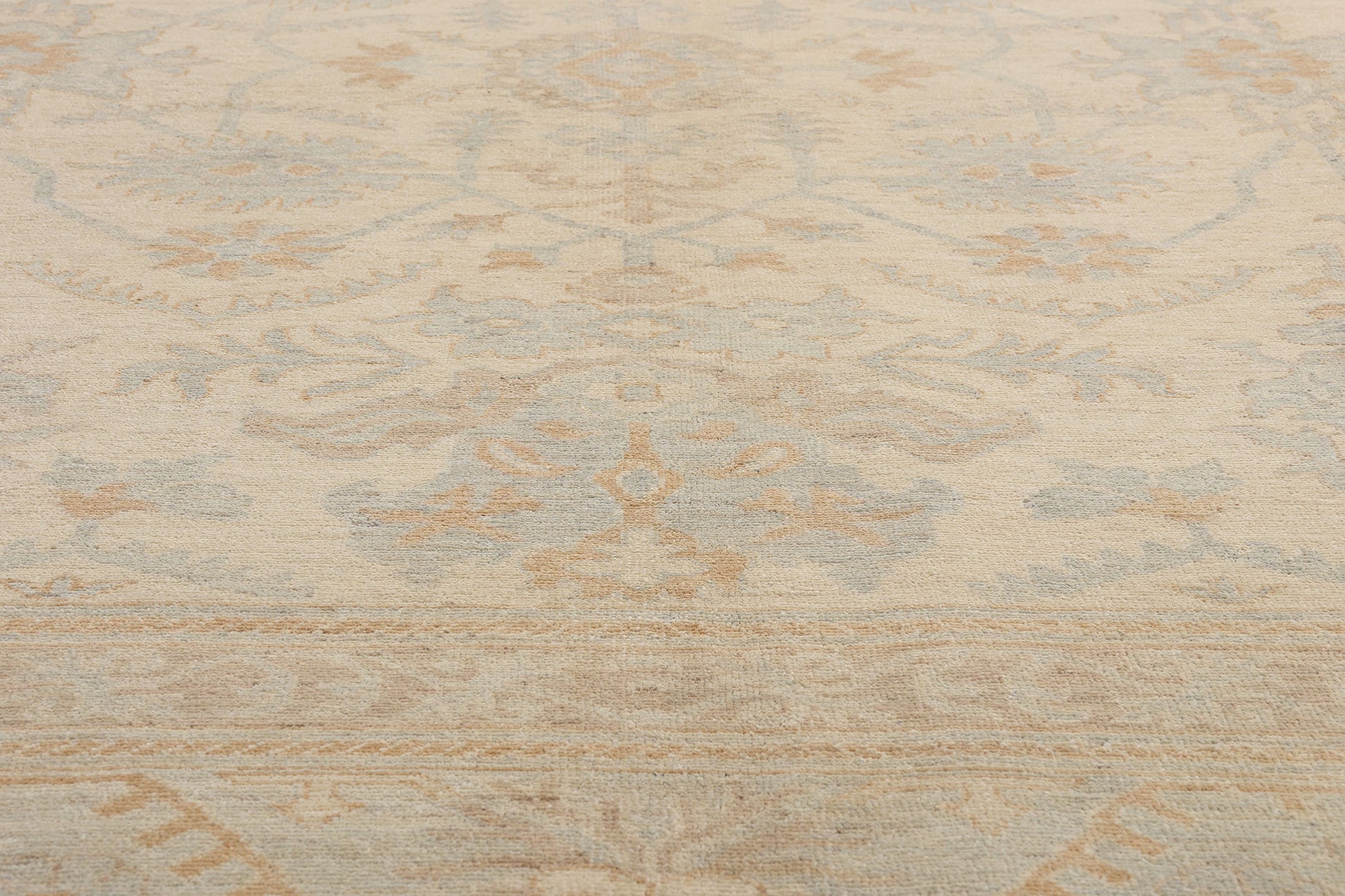 9 x 11 Organic Modern Oushak Rug 80214