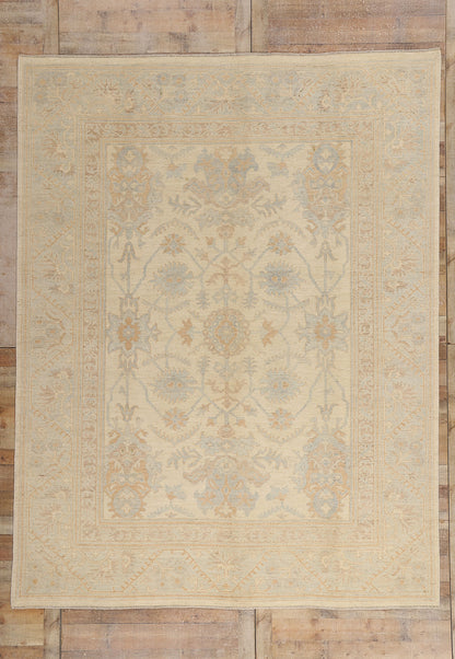 9 x 11 Organic Modern Oushak Rug 80214