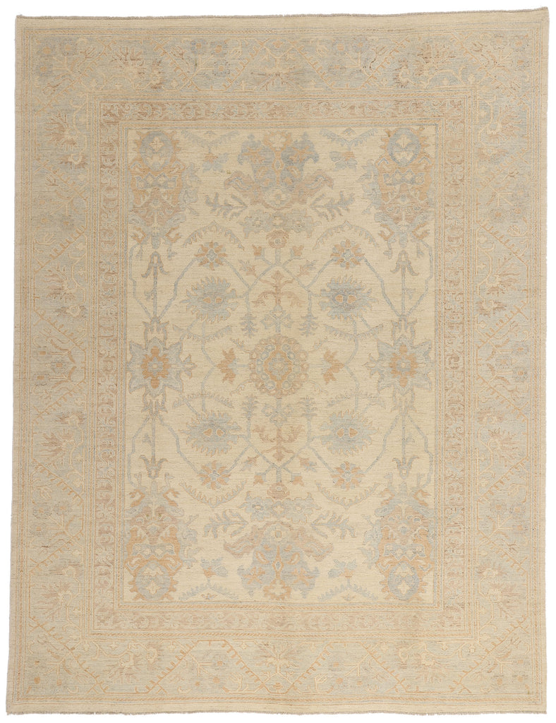 9 x 11 Organic Modern Oushak Rug 80214