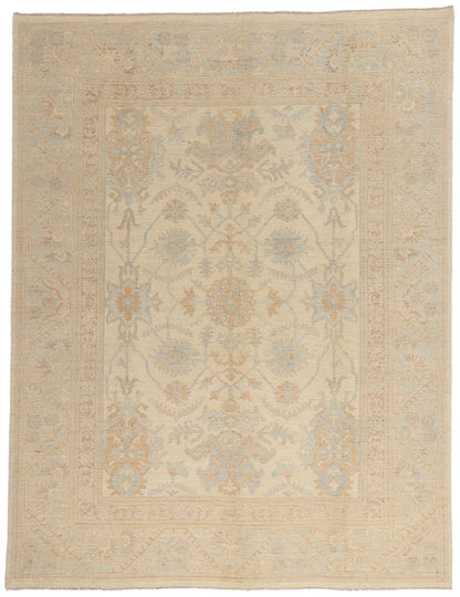 9 x 11 Organic Modern Oushak Rug 80214